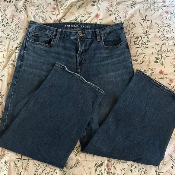 American Eagle Dark Wash Curvy Stovepipe - Picture 1 of 5